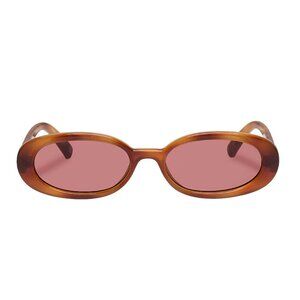 Le Specs Outta Love Sunglasses, Vintage Tort & Rose